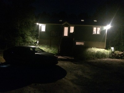 House at night